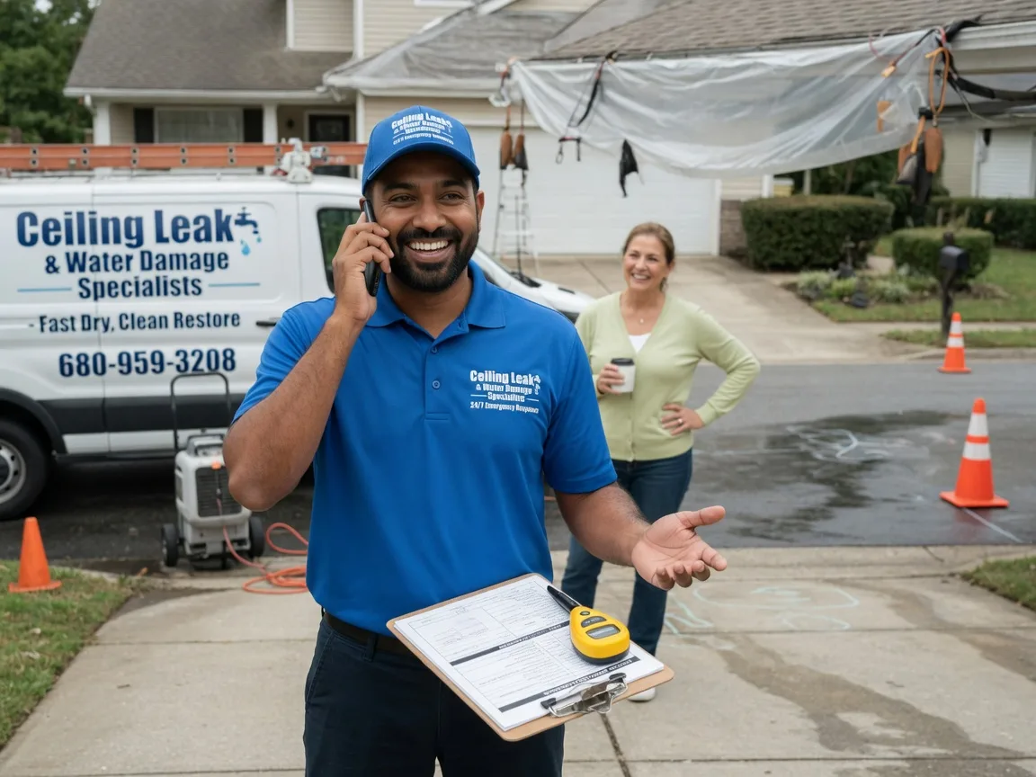 Ceiling Leak Cleanup Elkport, IA FAQs